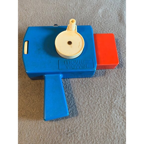 Vintage 1973 Six Million Dollar Man Movie Viewer Kenner Blue Red Retro Toy - Picture 7 of 11